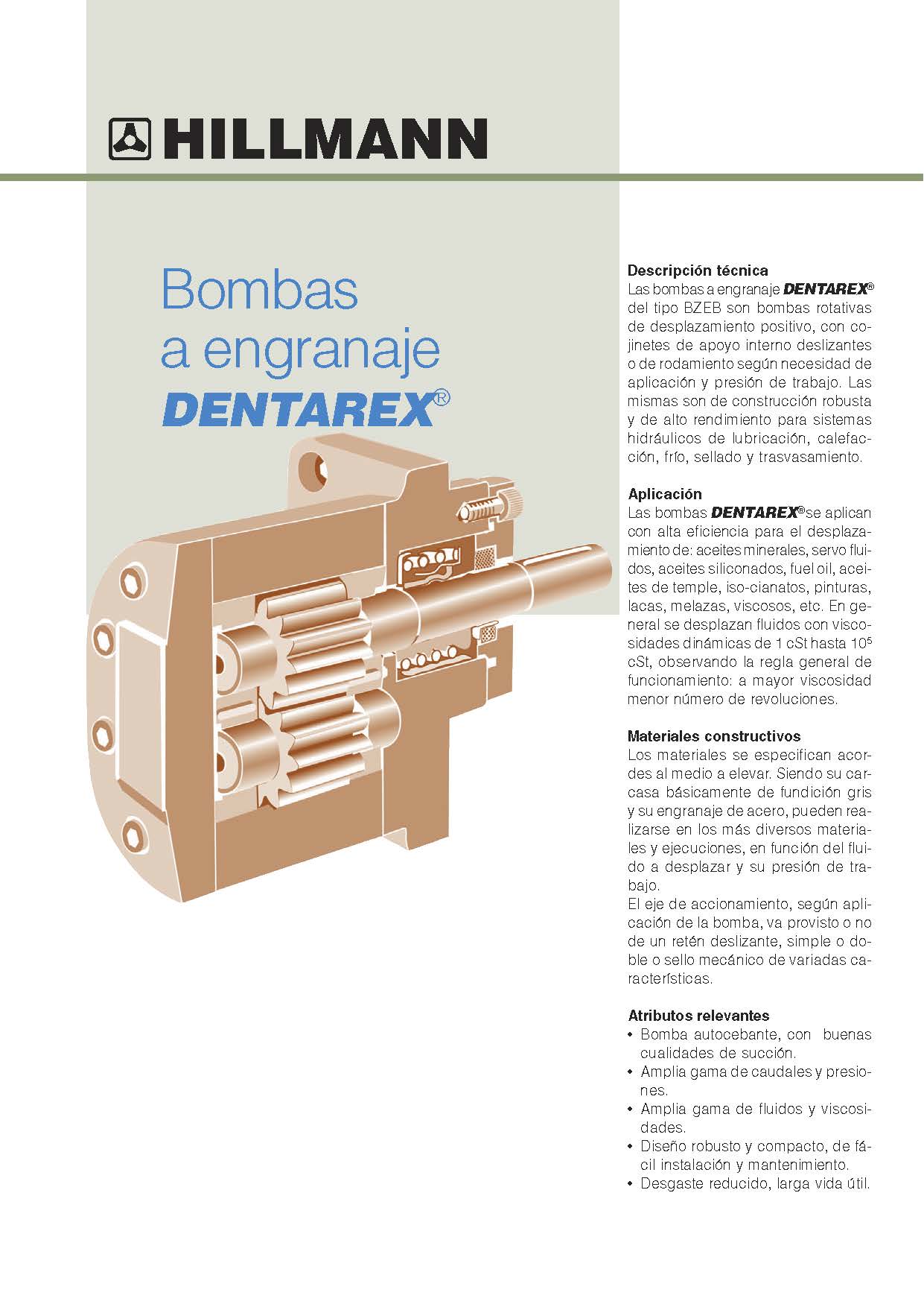 Portada del catálogo de Bombas a engranajes